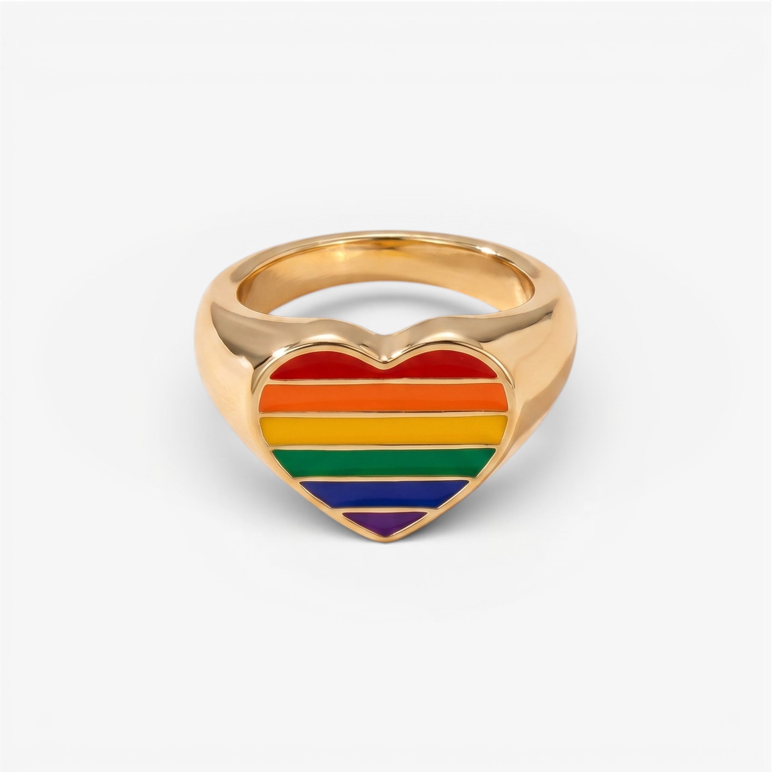 Rainbow Signet Ring