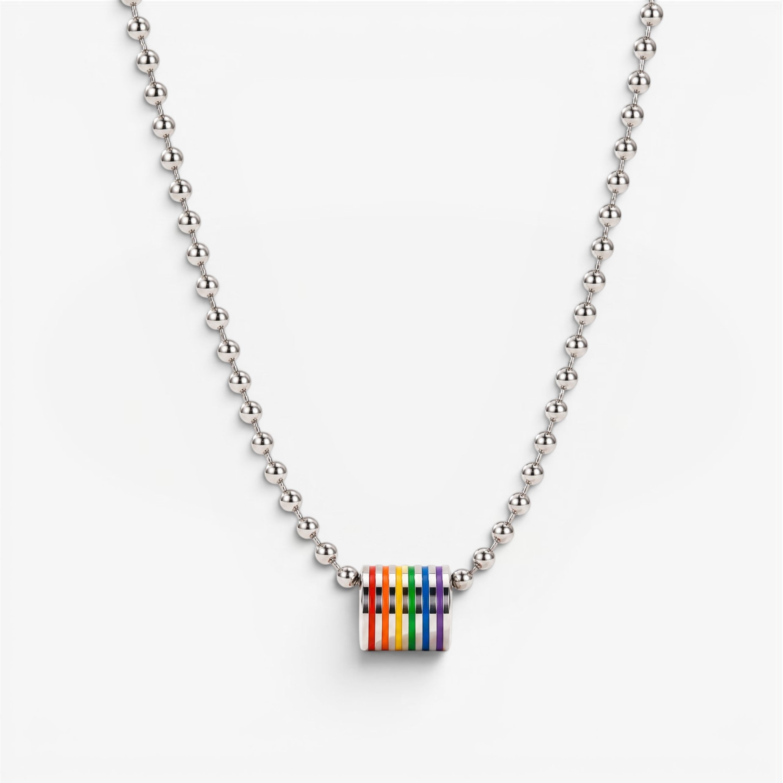 Rainbow Charm Necklace
