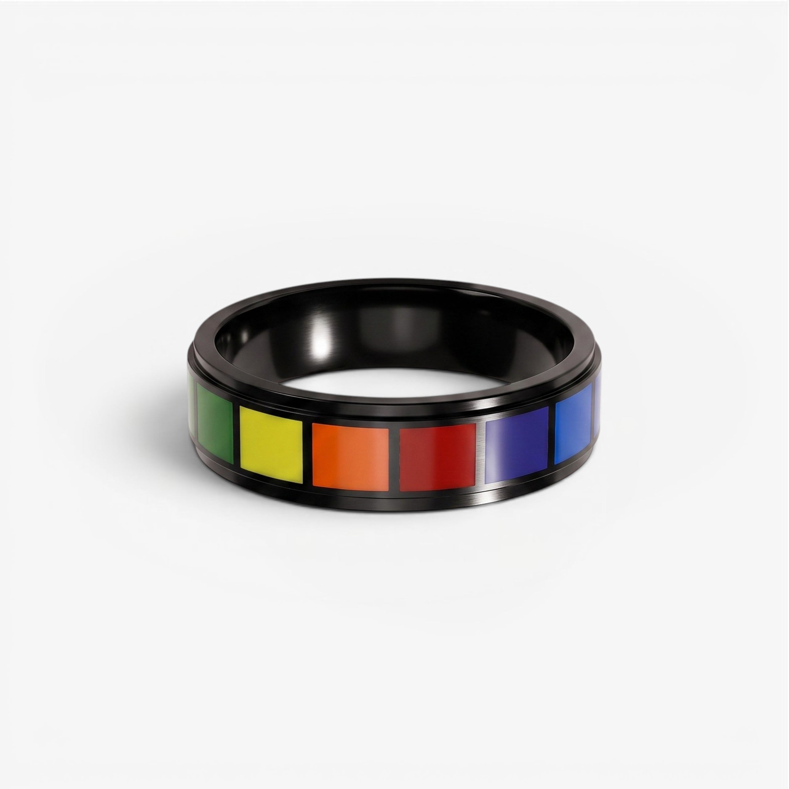 Black Rainbow Ring