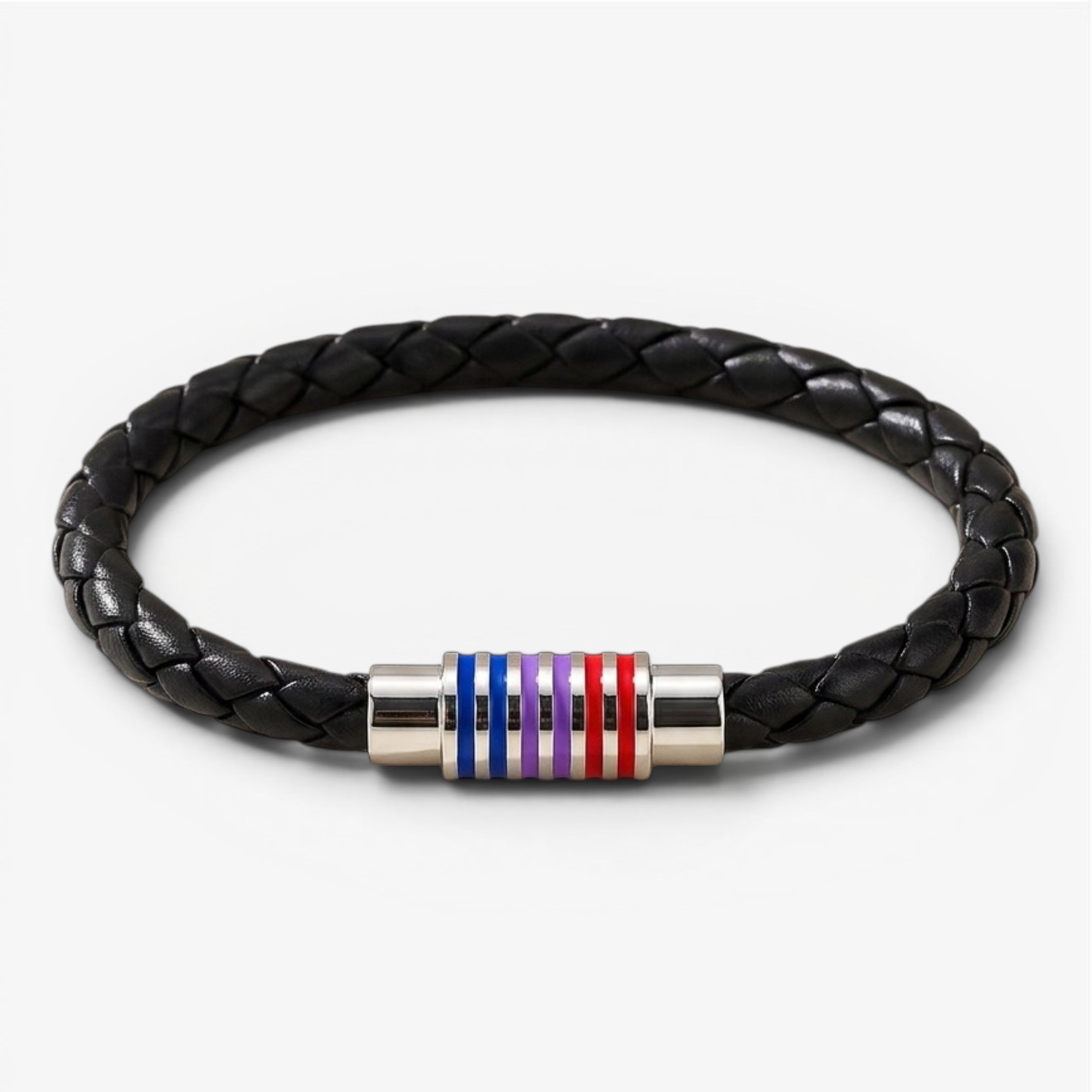Bisexual Leather Bracelet