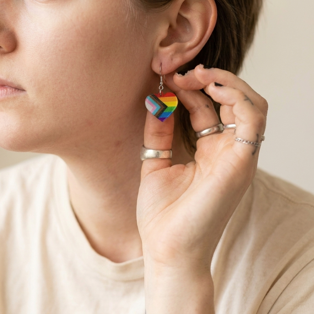 Progress Flag Earrings