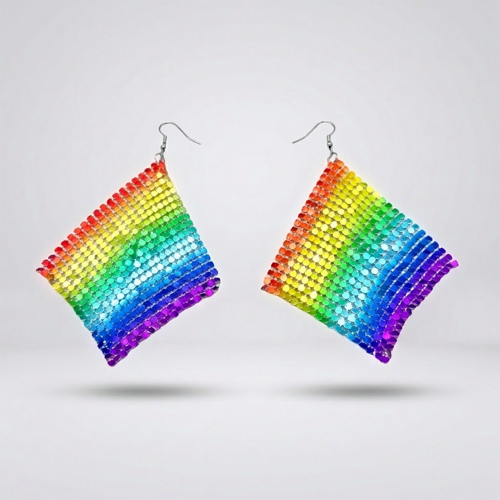Rainbow Drape Earrings