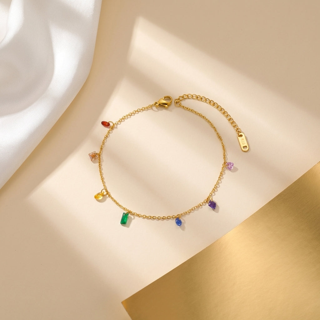 Rainbow Drip Bracelet