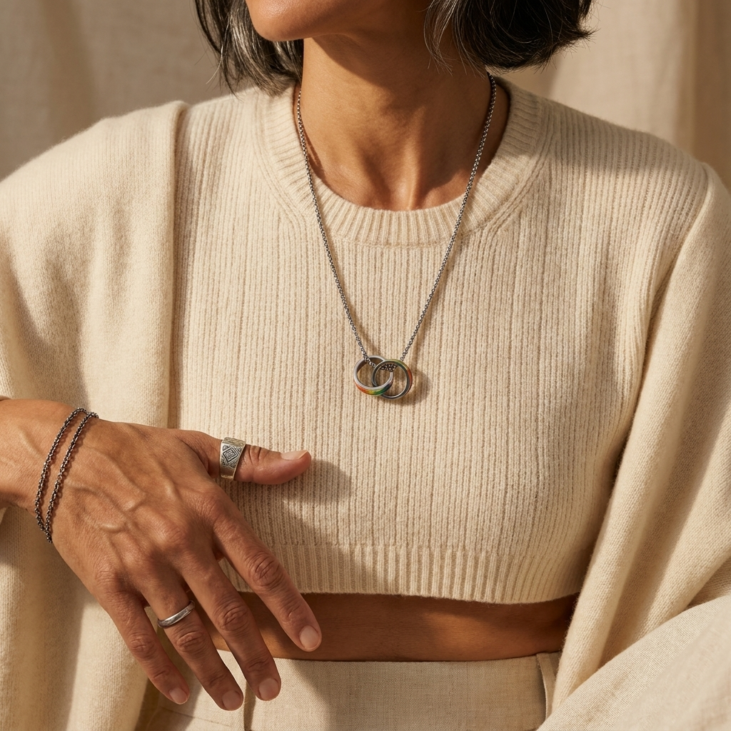 Radiate Ring Necklace