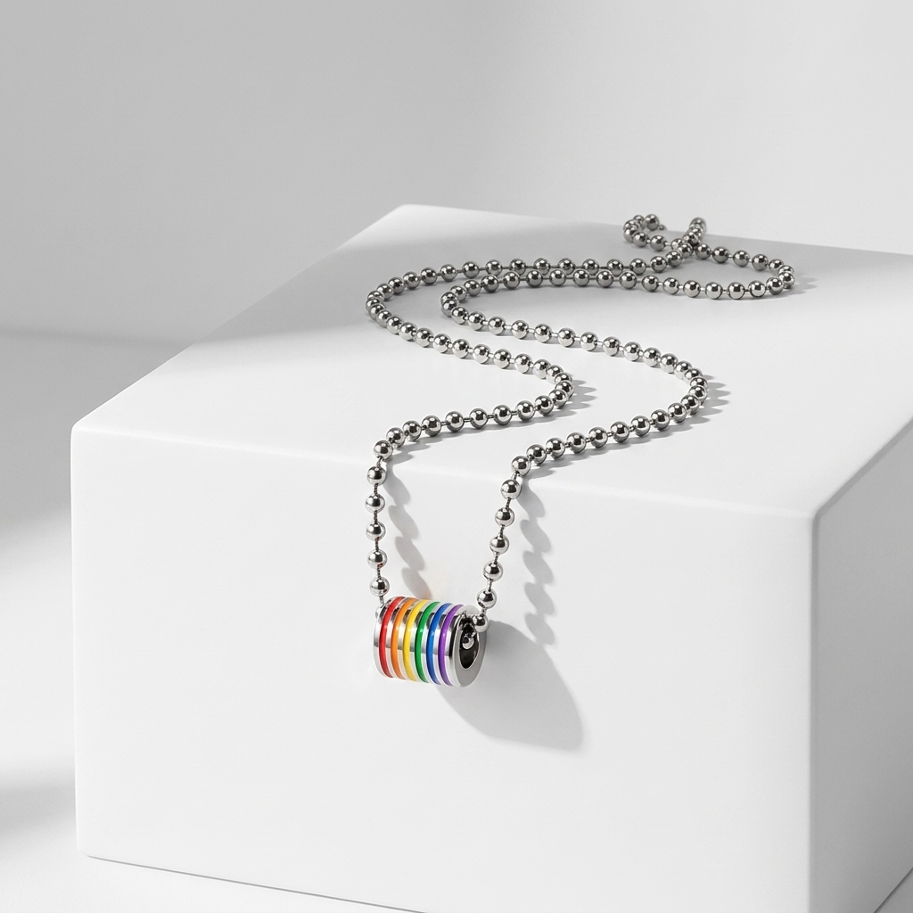Rainbow Charm Necklace
