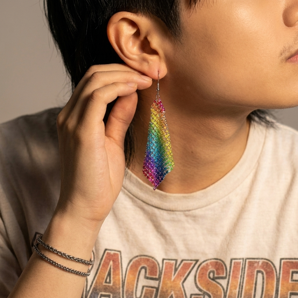 Rainbow Drape Earrings