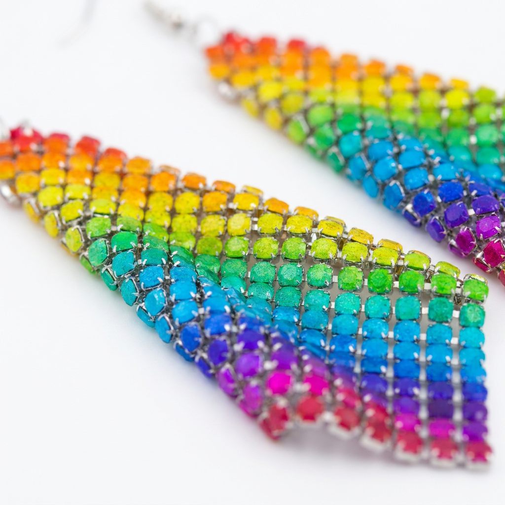 Rainbow Drape Earrings