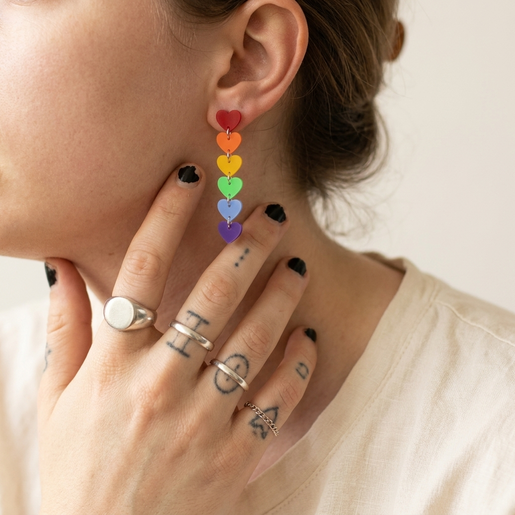 Rainbow Fall Earrings