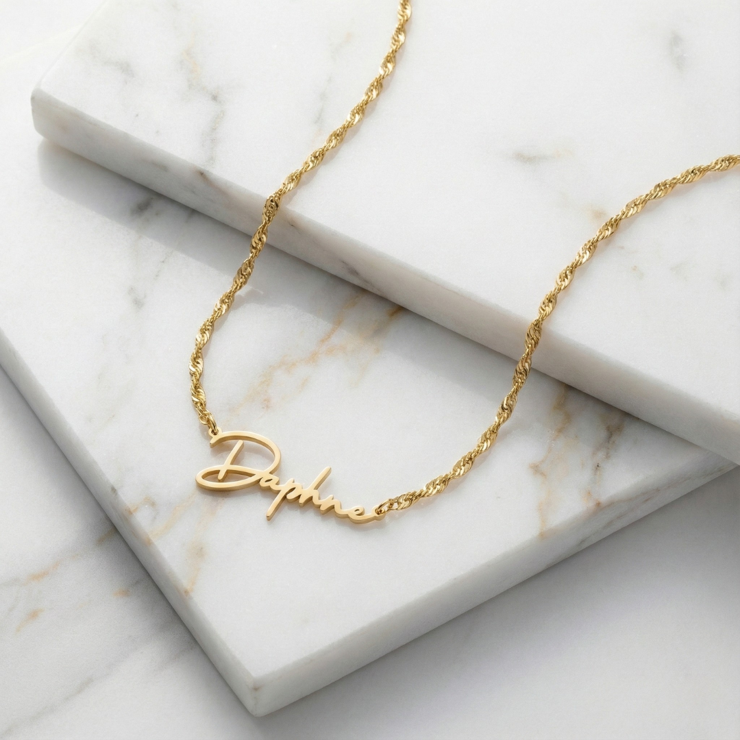 Singapore Chain Personalised Necklace