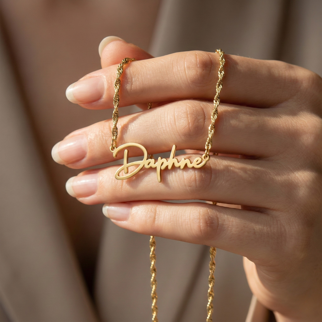 Singapore Chain Personalised Necklace