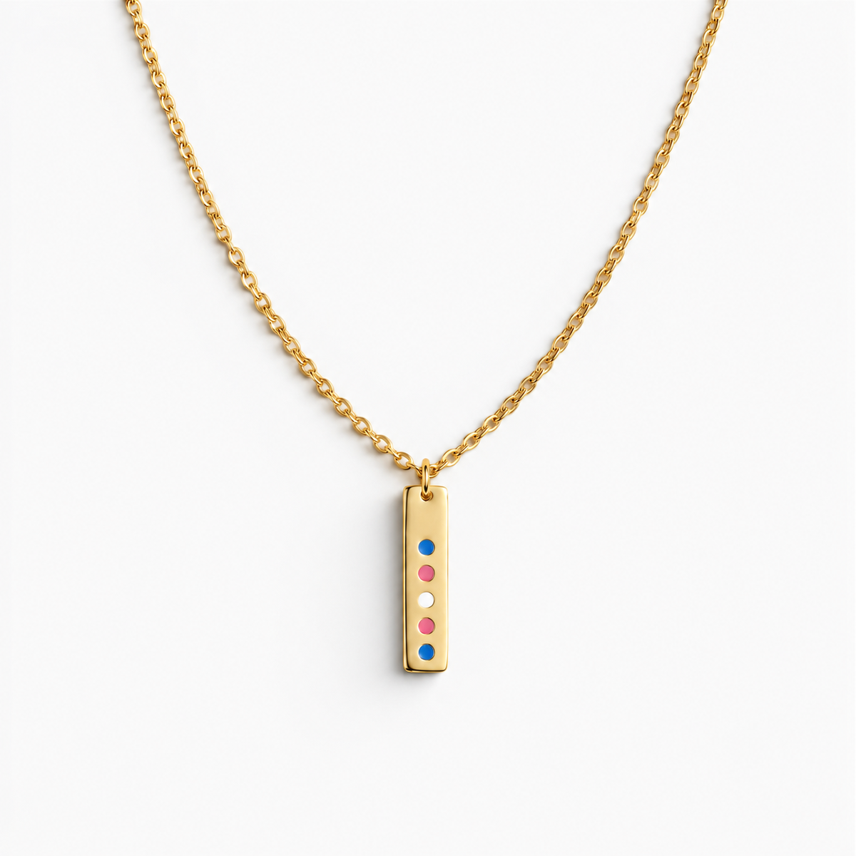 Transgender Bar Necklace