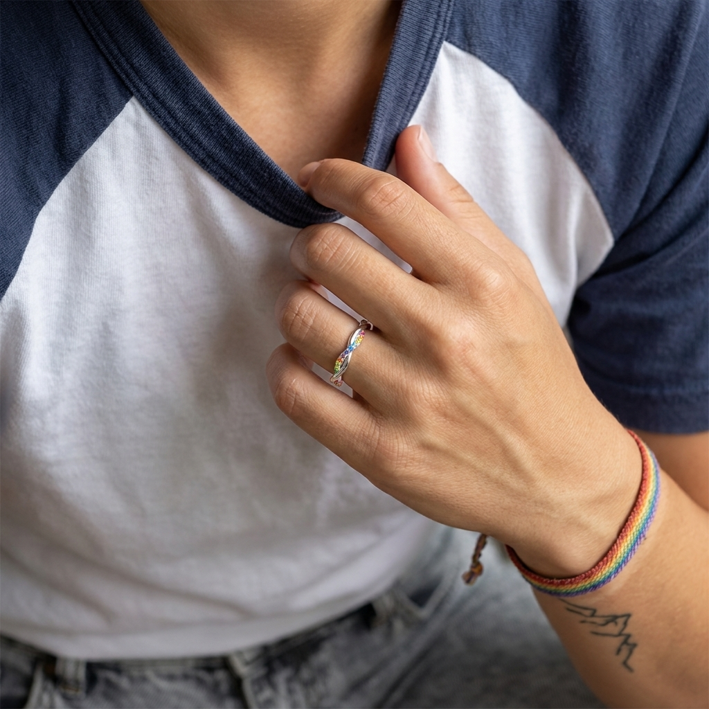 Twisted Love Ring