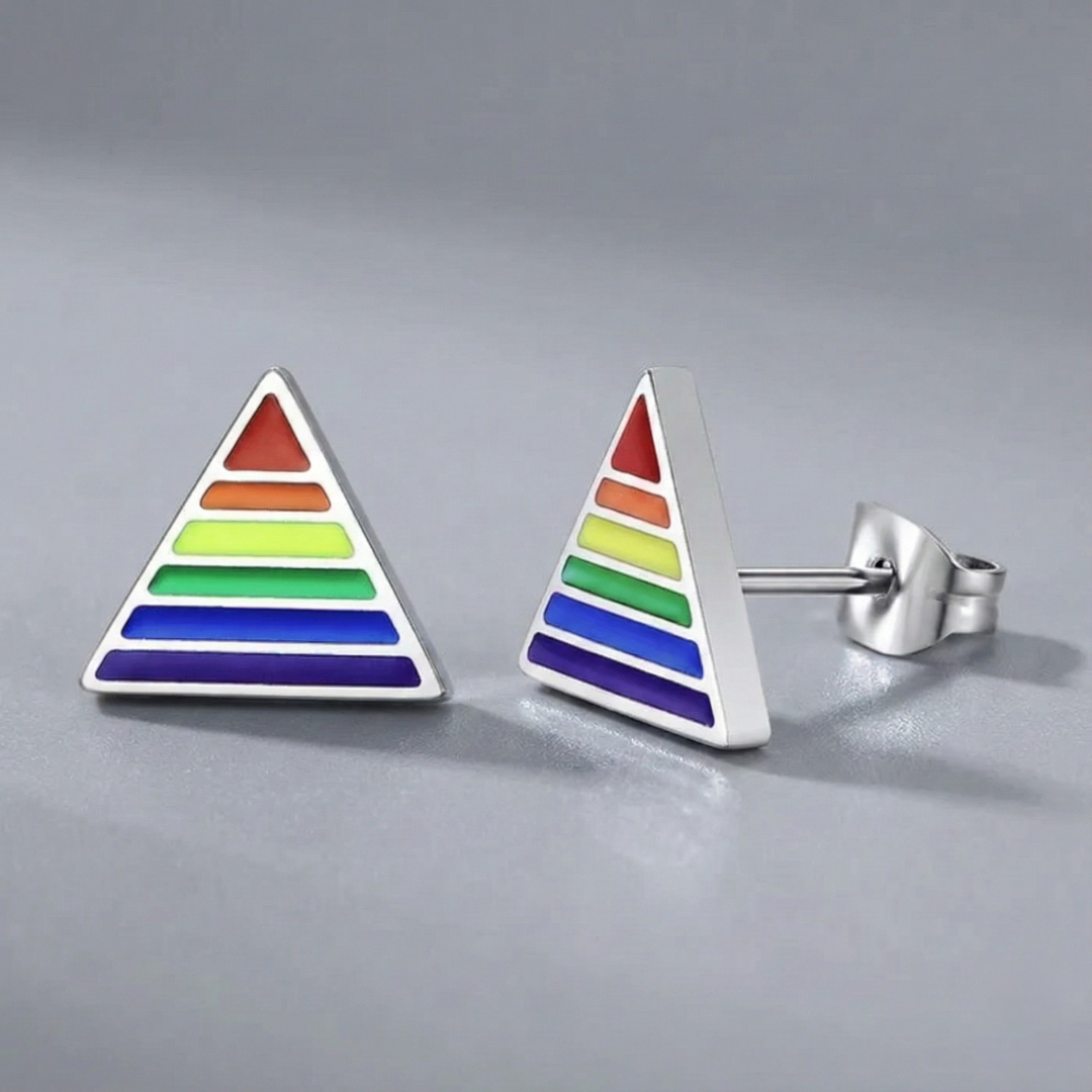 Identity Triangle Studs