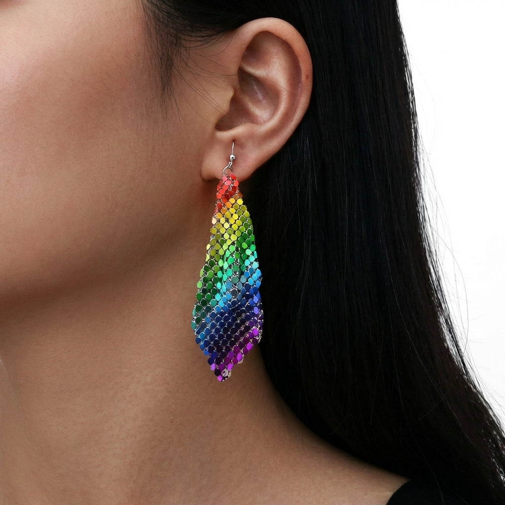Rainbow Drape Earrings