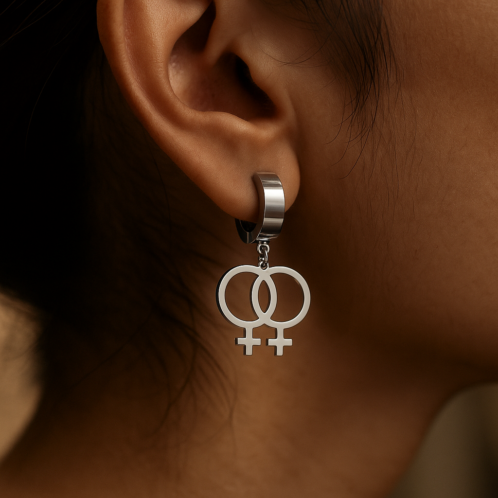 Lesbian Love Earrings
