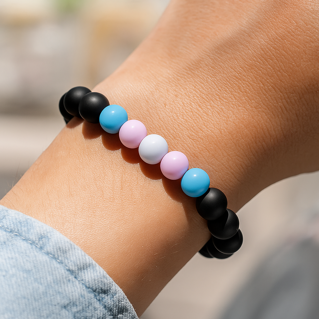 Transgender Bead Bracelet