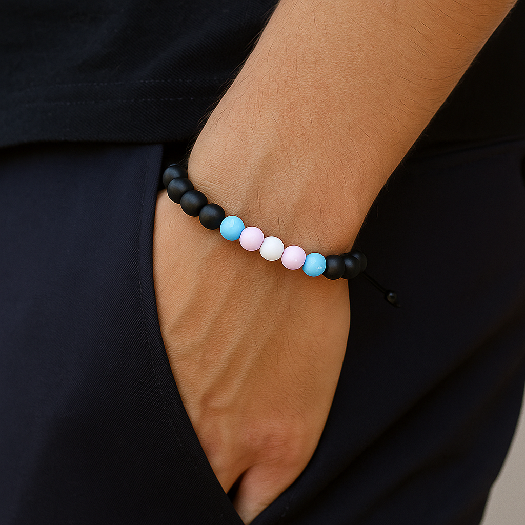 Transgender Bead Bracelet