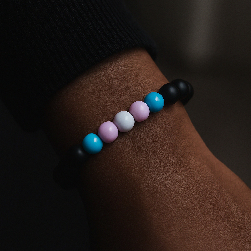 Transgender Bead Bracelet