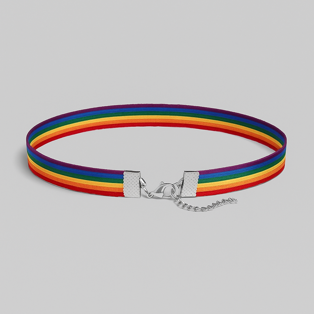 Rainbow Pride Choker