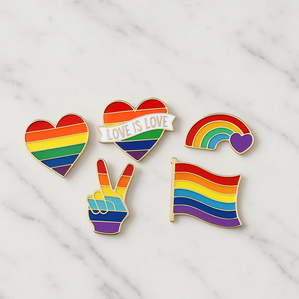 Funky Pride Badges
