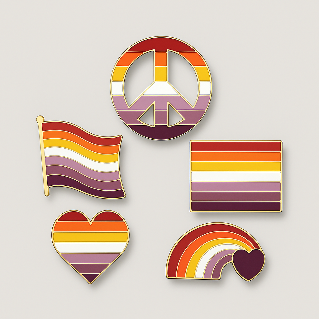 Lesbian Pride Badges