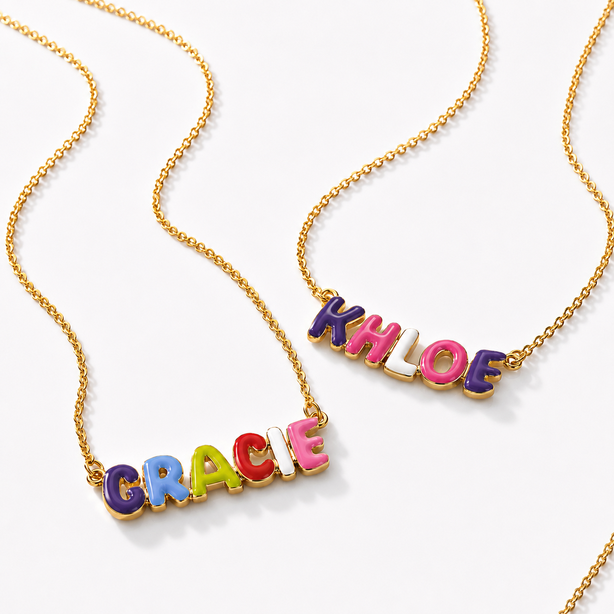 Linked Letters Necklace