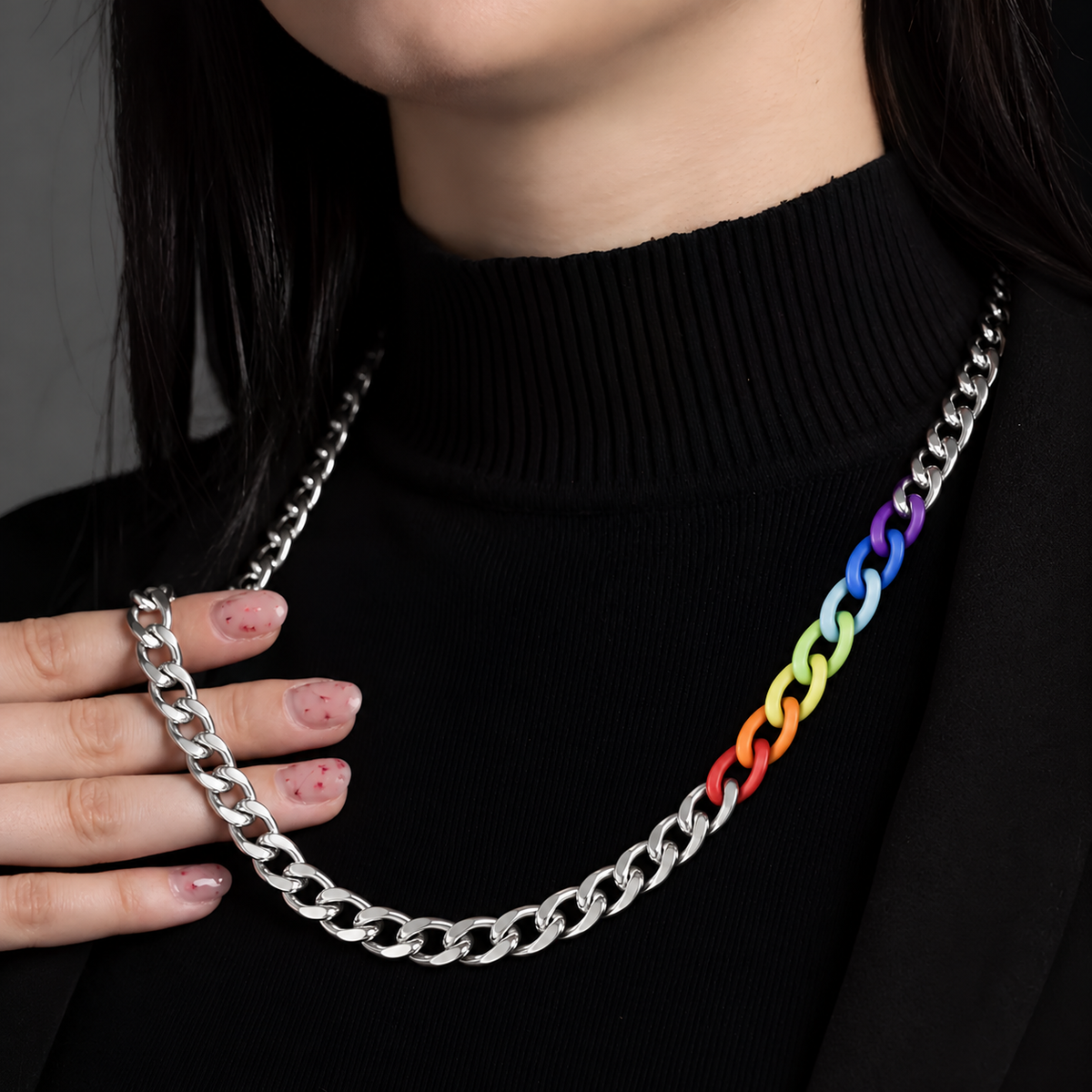 Pride Cuban Necklace