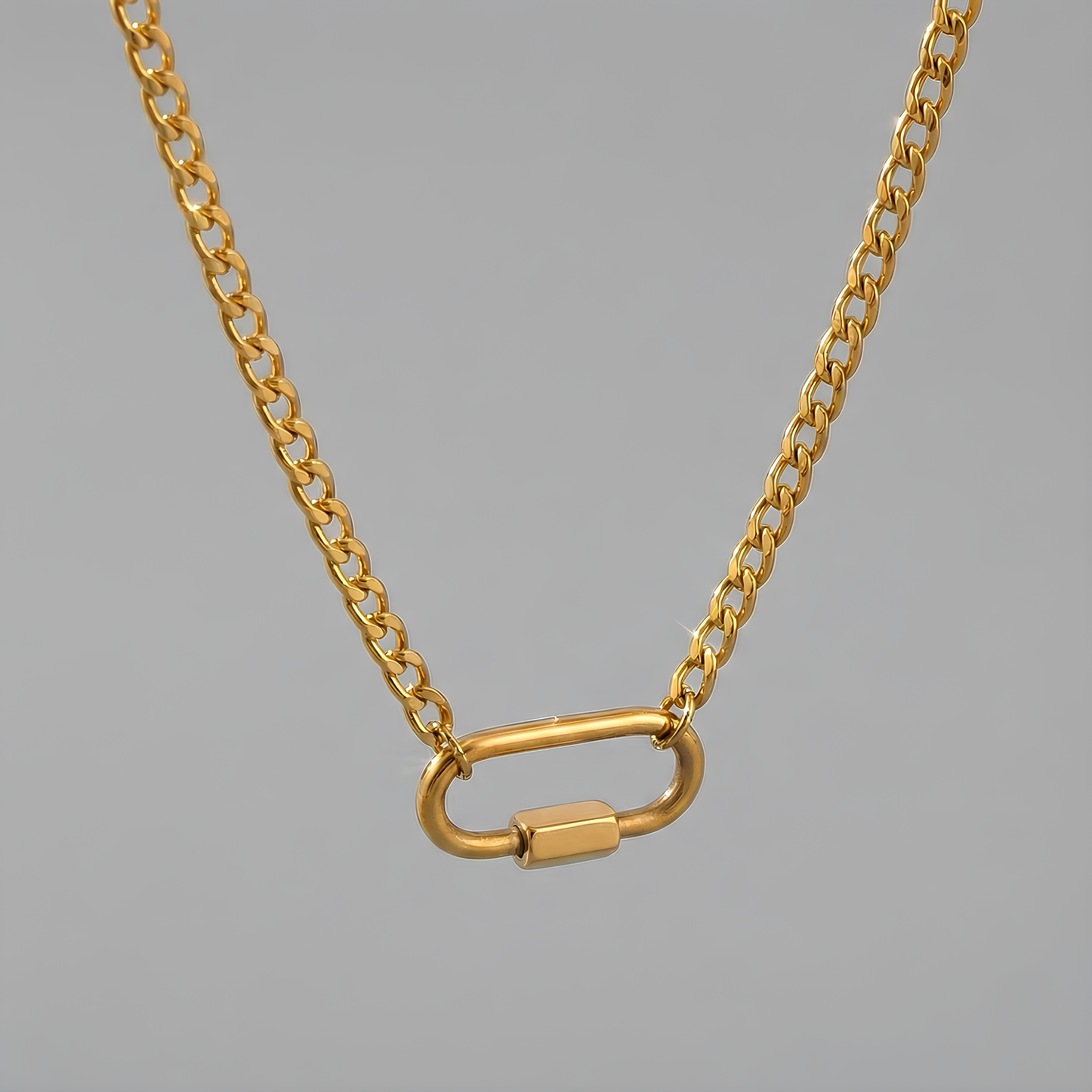 Carabiner Love Necklace