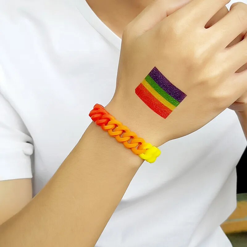 Silicon Pride Stance Bracelet