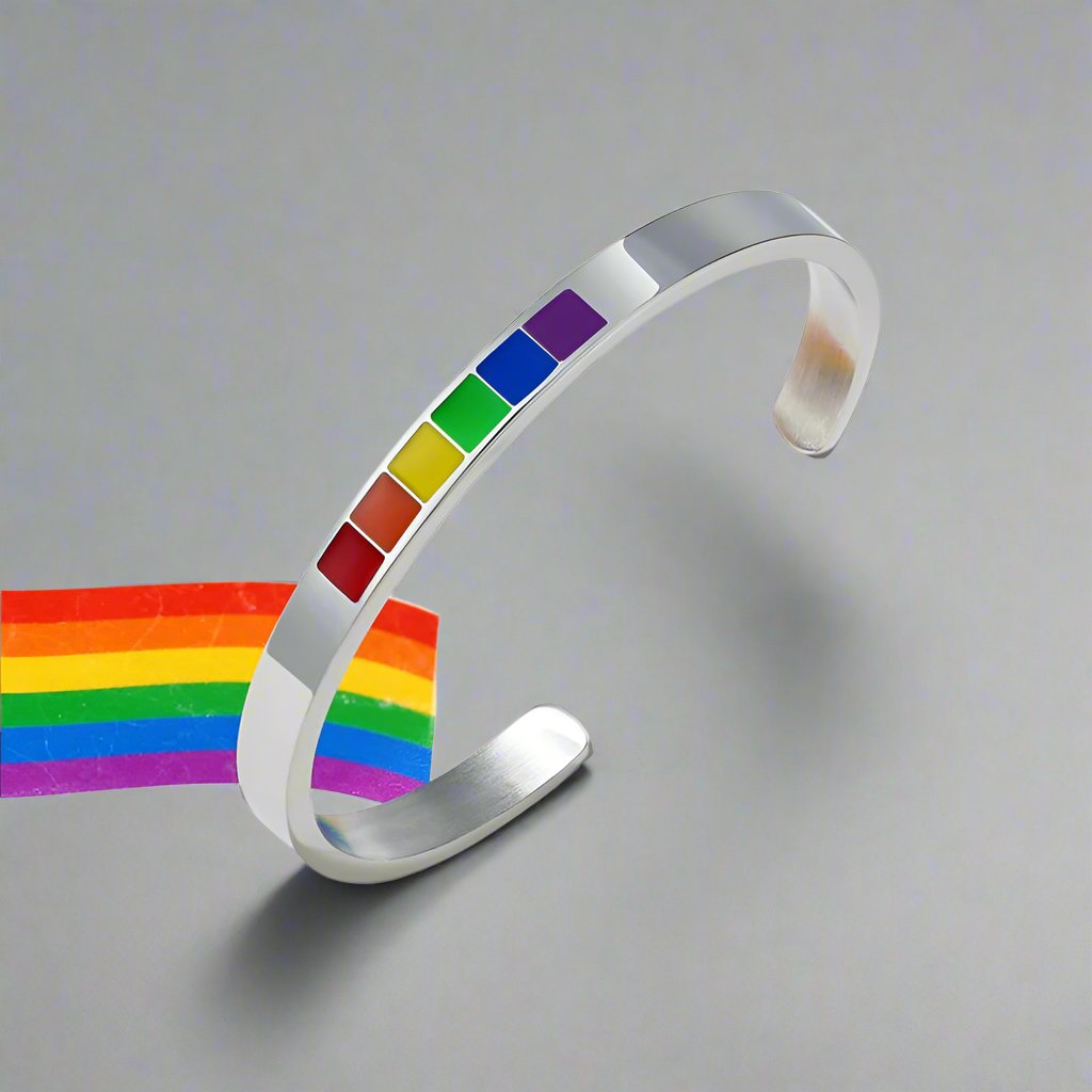 Rainbow Cuff Bracelet