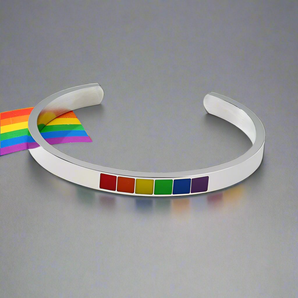 Rainbow Cuff Bracelet