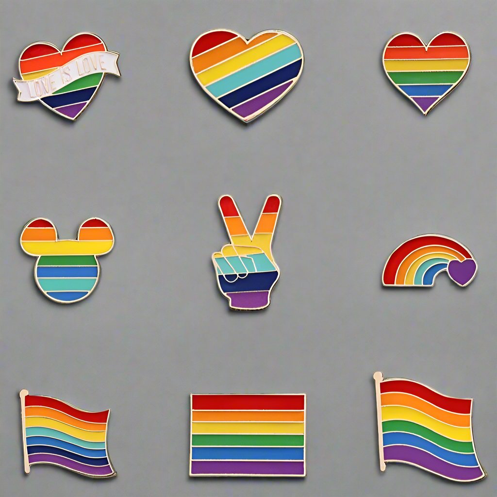 Funky Pride Badges