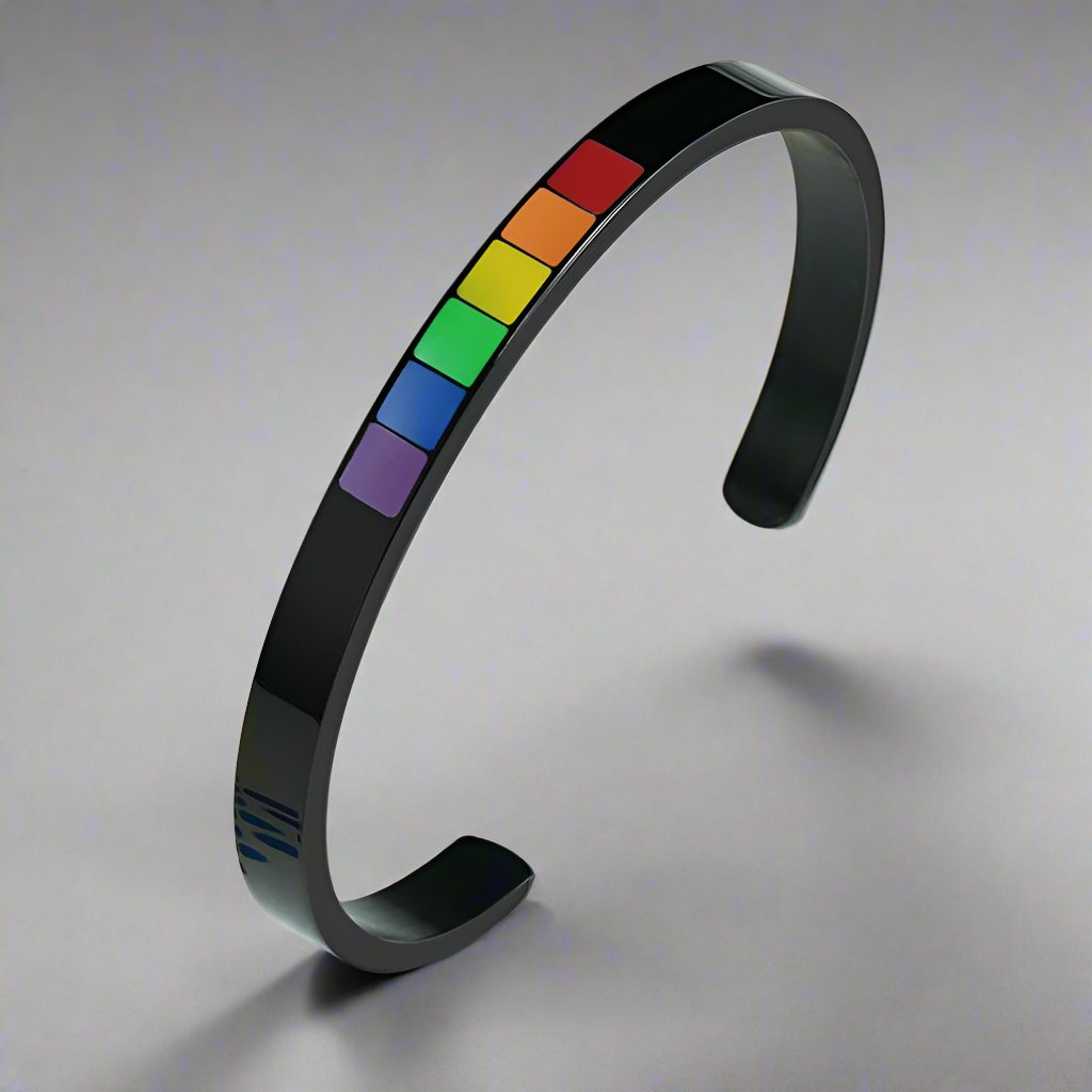 Rainbow Cuff Bracelet