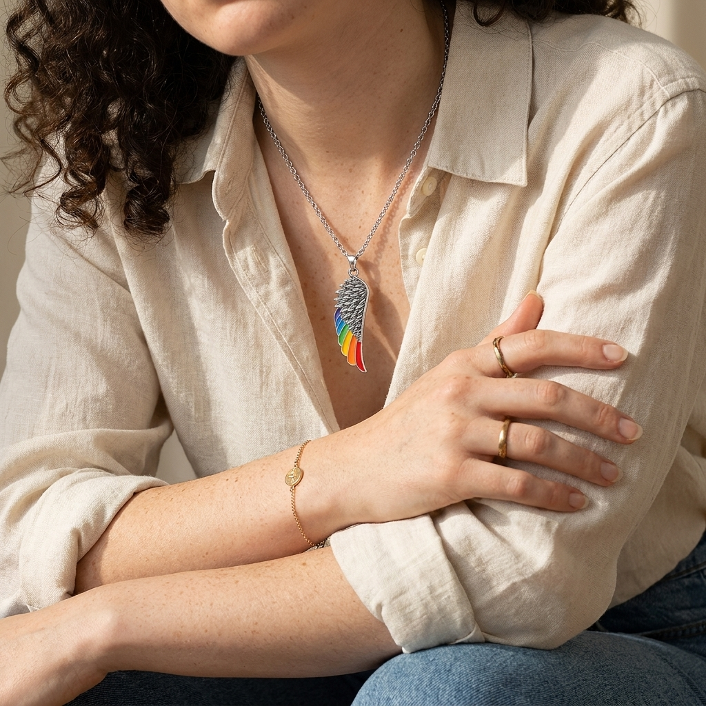 Pride Wing Necklace