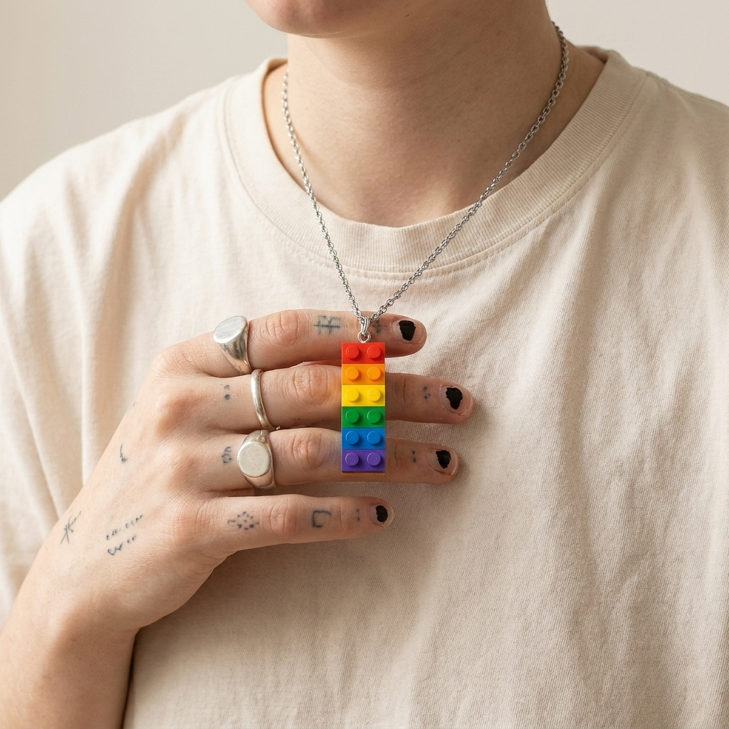 Lego Pride Necklace