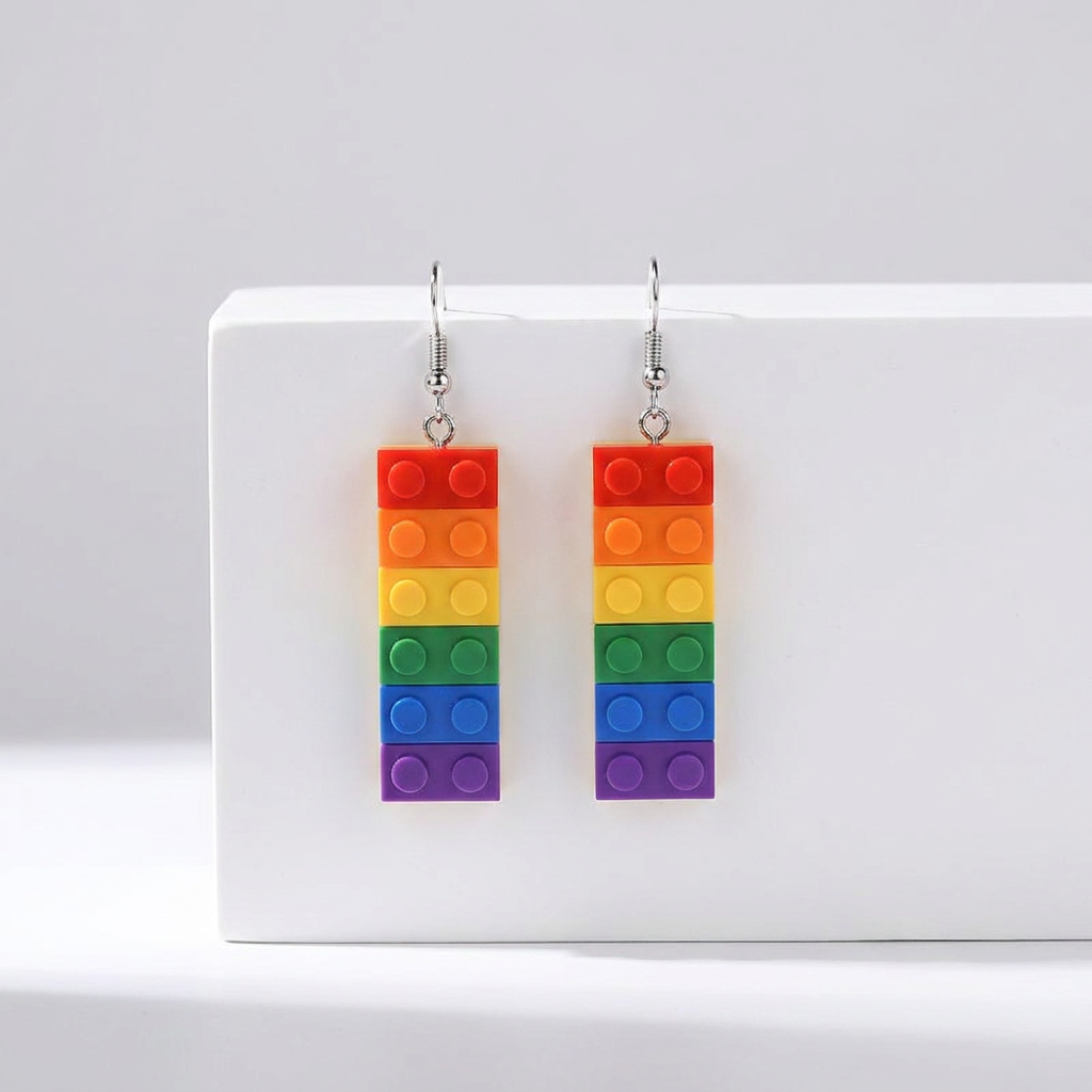 Lego Pride Earrings