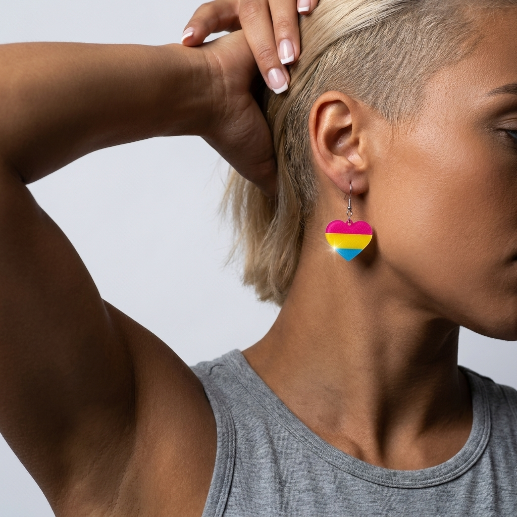 Pansexual Flag Earrings
