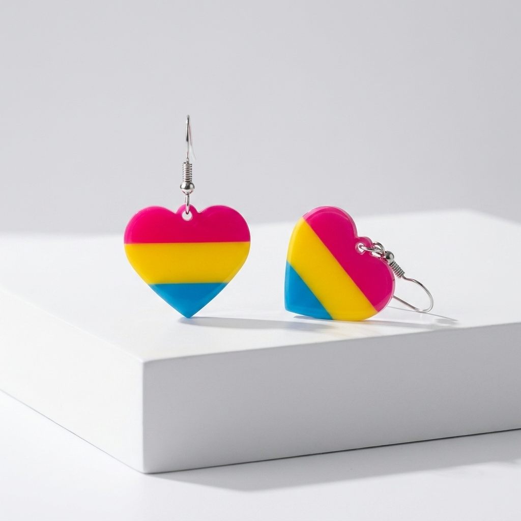 Pansexual Flag Earrings
