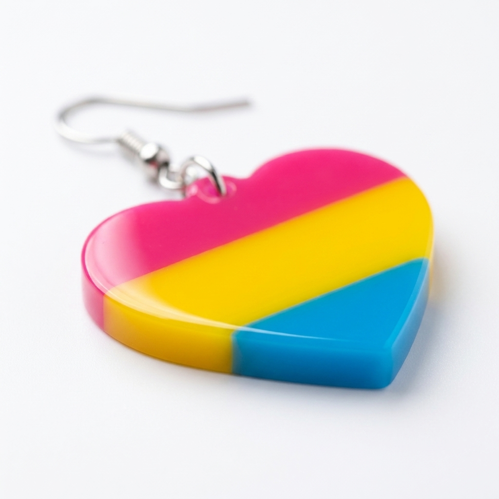 Pansexual Flag Earrings