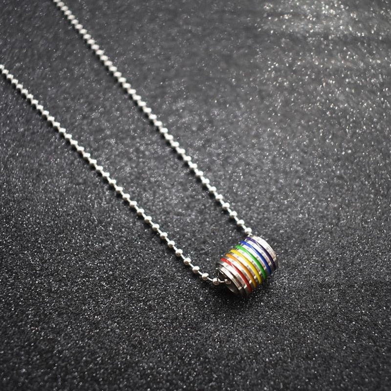 Rainbow Charm Necklace