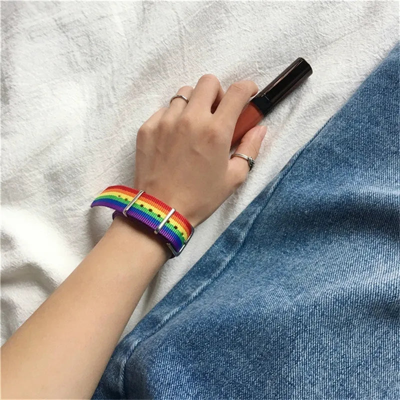 Rainbow Strap Bracelet