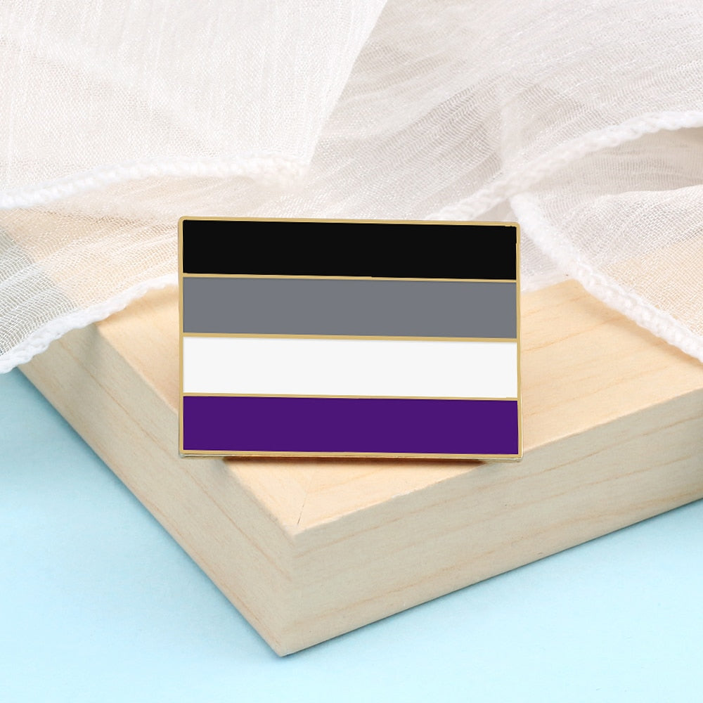 Asexual Badges 6 pack