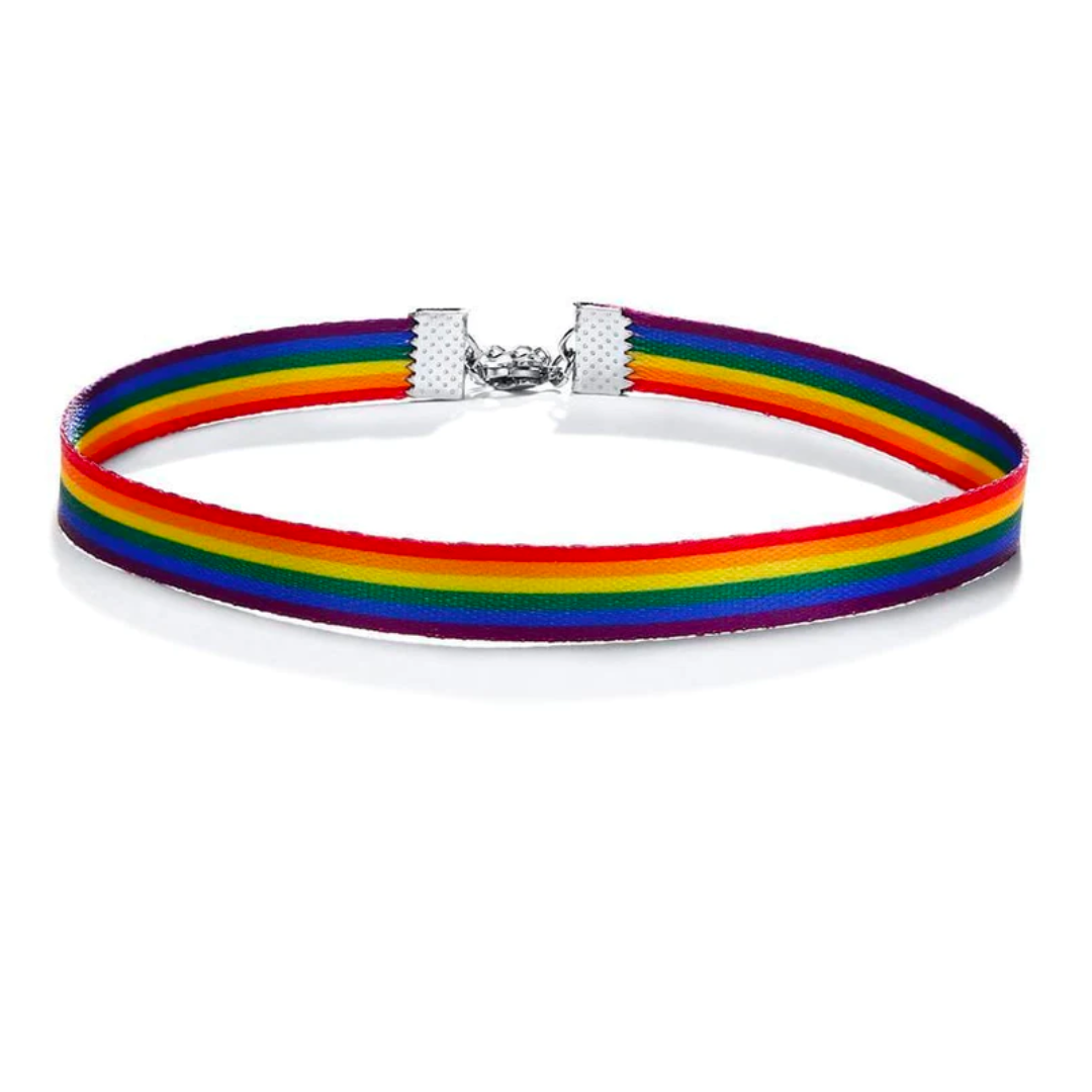 Rainbow Pride Choker