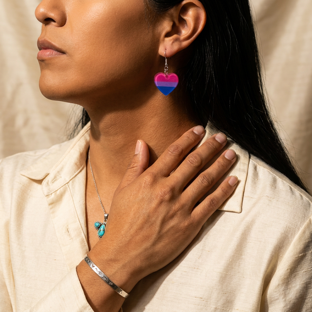 Bi Flag Earrings