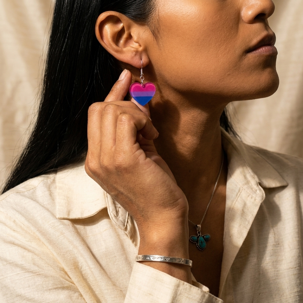 Bi Flag Earrings