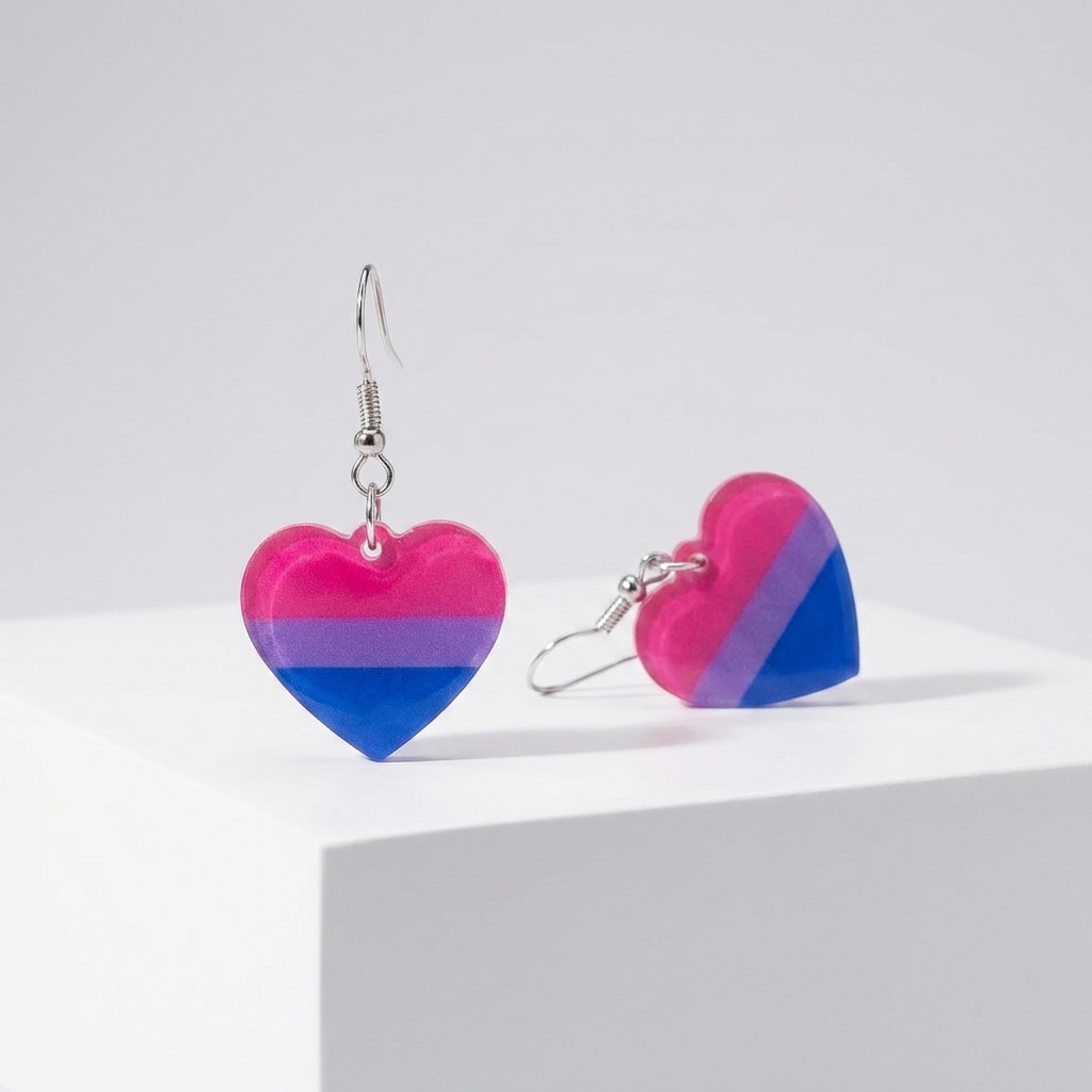 Bi Flag Earrings