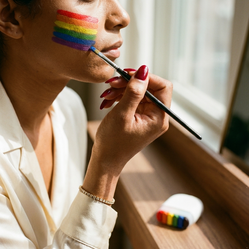 Bold Expression Face Paint
