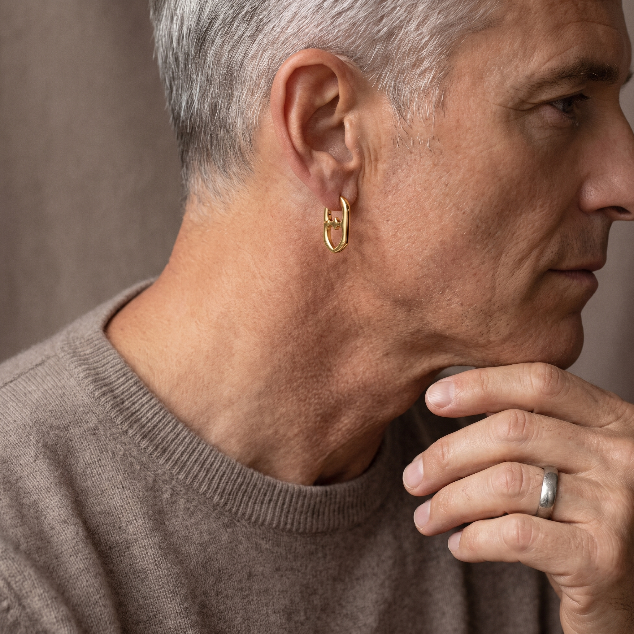Bonded Hearts Hoops