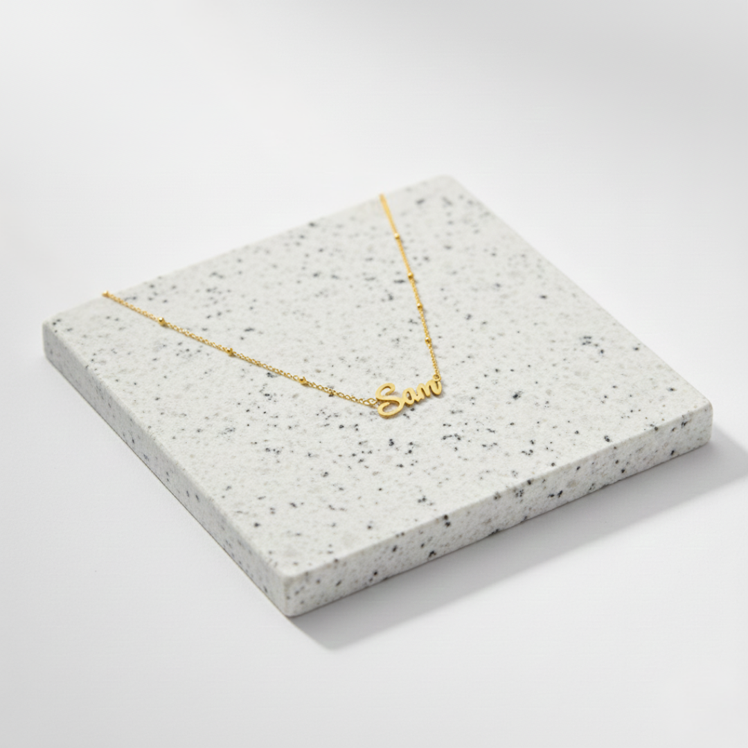 Coda Di Topo Chain Personalised Necklace