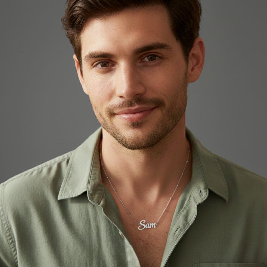 Coda Di Topo Chain Personalised Necklace